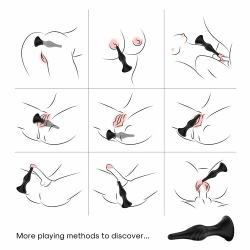 PROSKY Smooth Vibrating Anal Plug (Remote Controlled) - Image 3