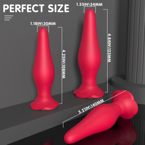 Rosalía Premium Remote Controlled Anal Butt Plug Set - Image 8