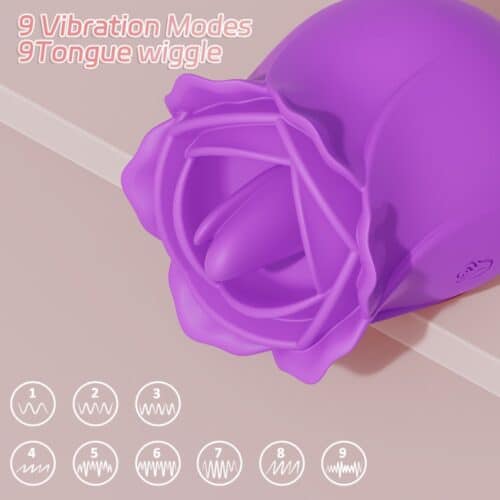 Adult Luxury 🌹 Rose Pro Tongue Vibrator - Image 13
