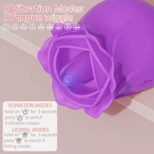 Adult Luxury 🌹 Rose Pro Tongue Vibrator - Image 12