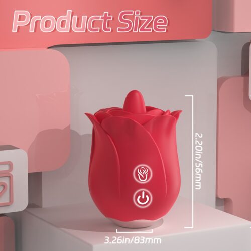 Adult Luxury 🌹 Rose Pro Tongue Vibrator - Image 8