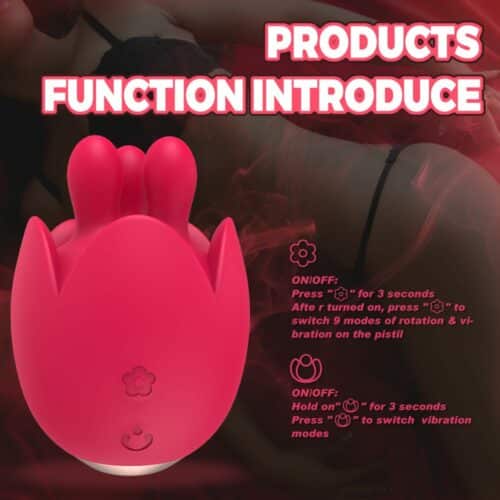 Hybrid-Rose™ Massage 360°Spinning Licking Rose - Image 4