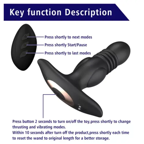 Explosion 💥 Thrusting Anal Plug Remote Control - Image 12