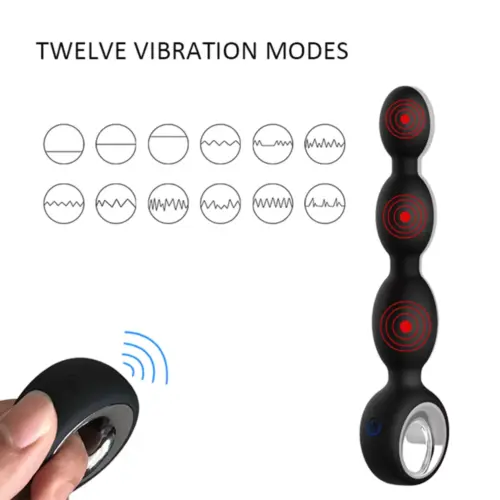 Unisex Vibrating Anal Beads With Ring Remote Control - Image 18