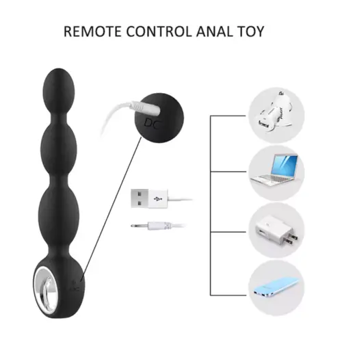 Unisex Vibrating Anal Beads With Ring Remote Control - Image 19