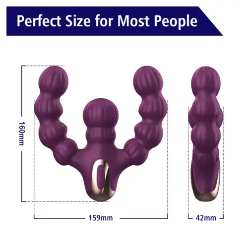 Double Bliss Dual Vibrator With Remote Control - Image 8