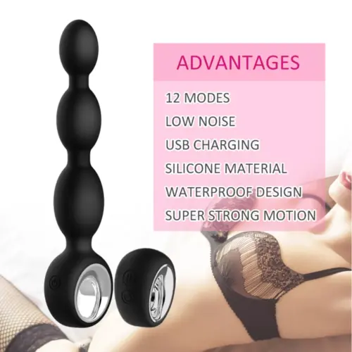 Unisex Vibrating Anal Beads With Ring Remote Control - Image 21