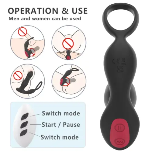 DOMINIX ✨Vibrating & Thrusting Anal Plug with Remote Control - Image 3